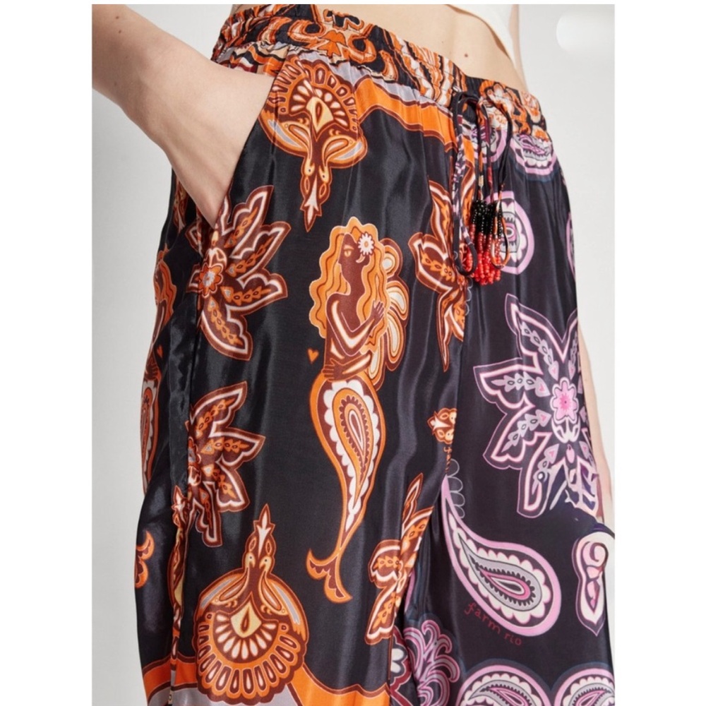 NWT FARM Rio Black Sweet Mermaids Pants, Size S